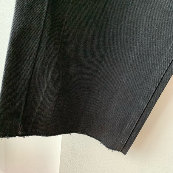 Zara Wide Leg High Rise Baggy Black Jeans - Picture 10 of 16